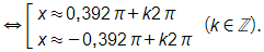  Tổng các nghiệm thuộc khoảng (0; 2π) của phương trình 3cos x – 1 = 0 bằng 