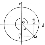  Trên đường tròn lượng giác xác định điểm M biểu diễn các góc lượng giác có số đo sau