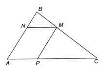 Cho tam giác ABC. Với mỗi điểm M nằm giữa B và C lấy điểm N thuộc cạnh AB