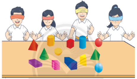 Giải Toán lớp 2 Tập 1 trang 113 Thực hành và trải nghiệm: Dùng tay phân biệt các hình khối đã học | Giải bài tập Toán lớp 2 Chân trời sáng tạo.