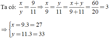 Trắc nghiệm Tính chất của dãy tỉ số bằng nhau - Bài tập Toán lớp 7 chọn lọc có đáp án, lời giải chi tiết